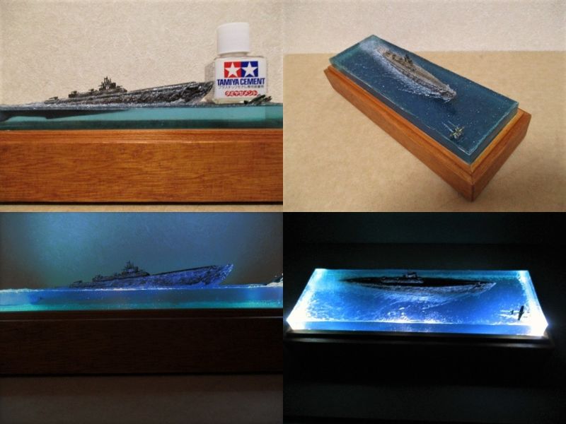 1/700ジオラマ 伊－400潜水艦 製作詳細 | leftyさんの作品