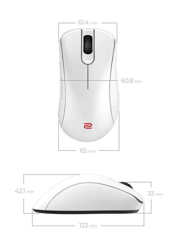ZOWIE EC1-DW | 4K Wireless Gaming Mouse for Esports Glossy Edition