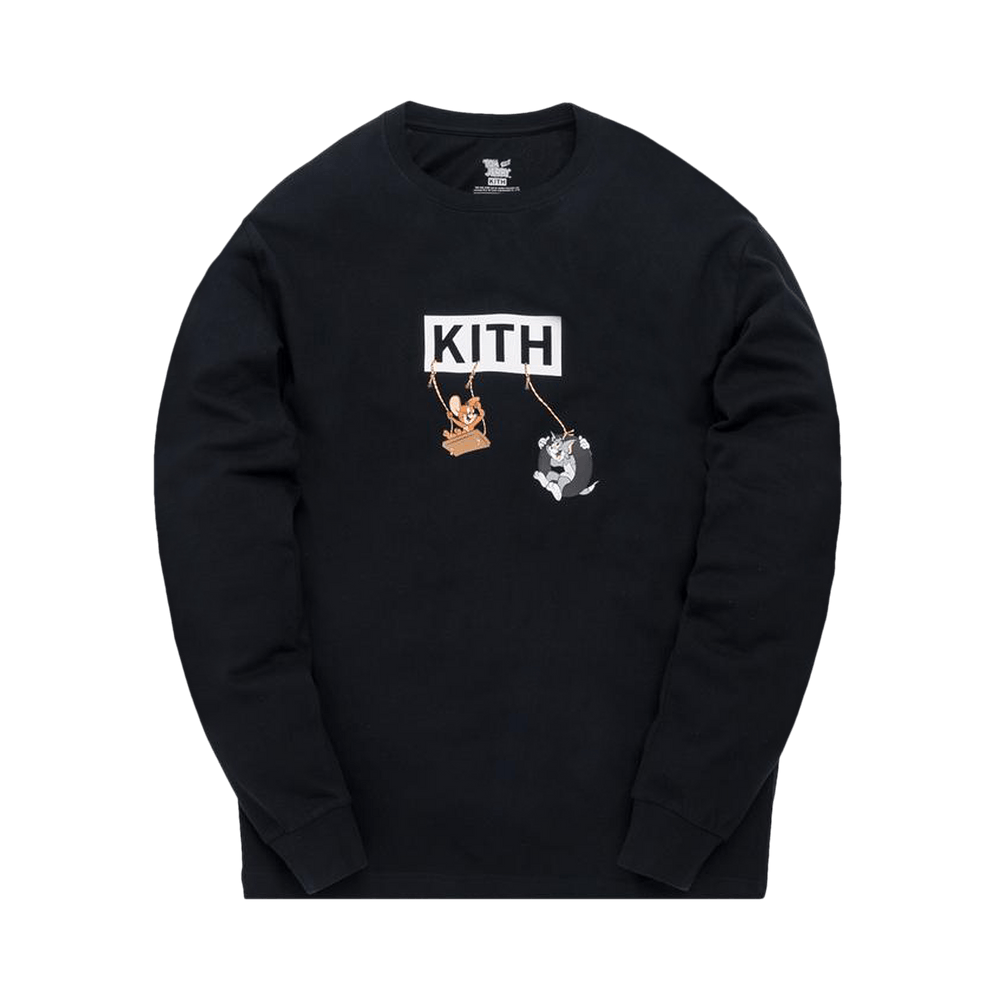 Buy Kith x Tom & Jerry Long-Sleeve Friends T-Shirt 'Black