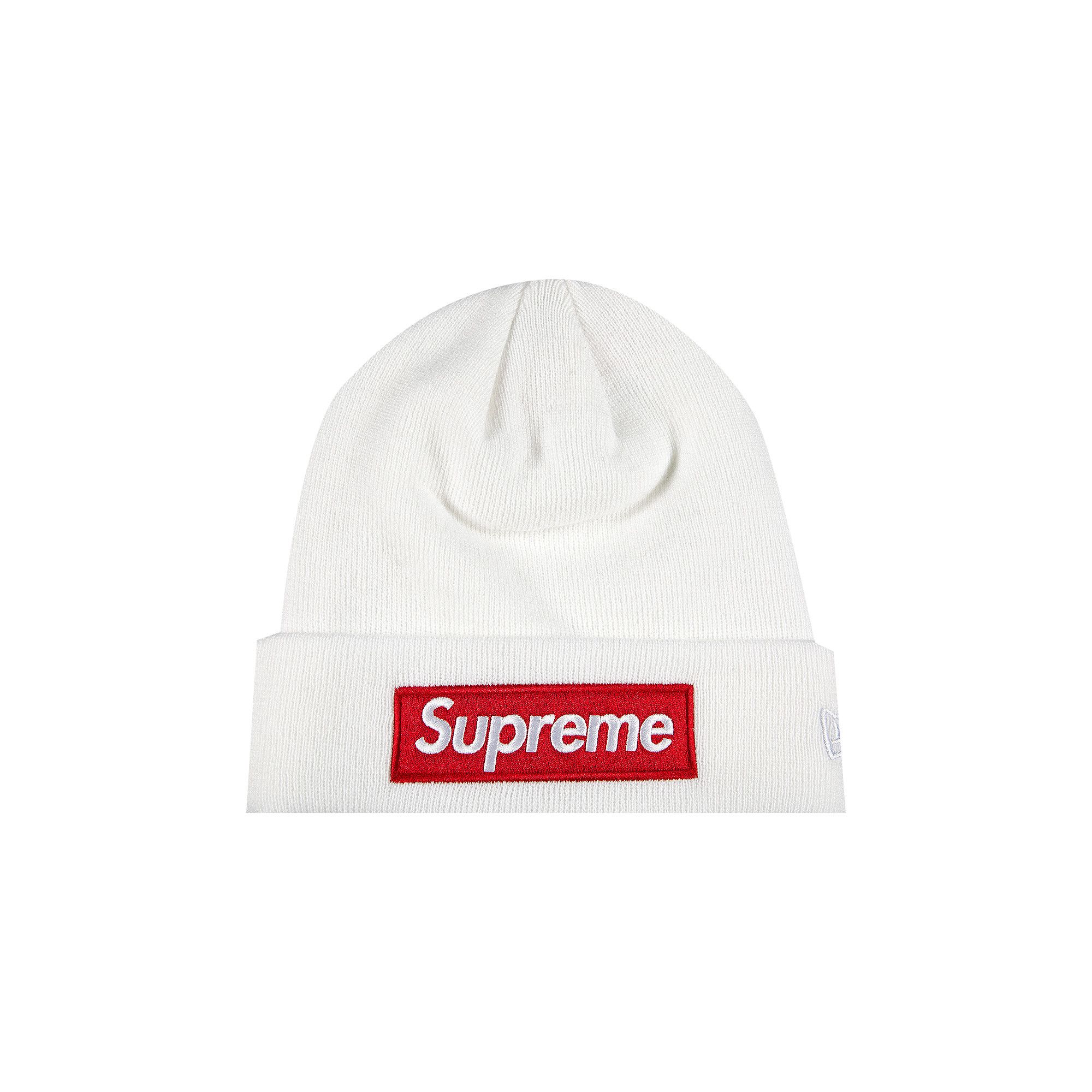 Buy Supreme x New Era Box Logo Beanie 'White' - FW21BN9 WHITE