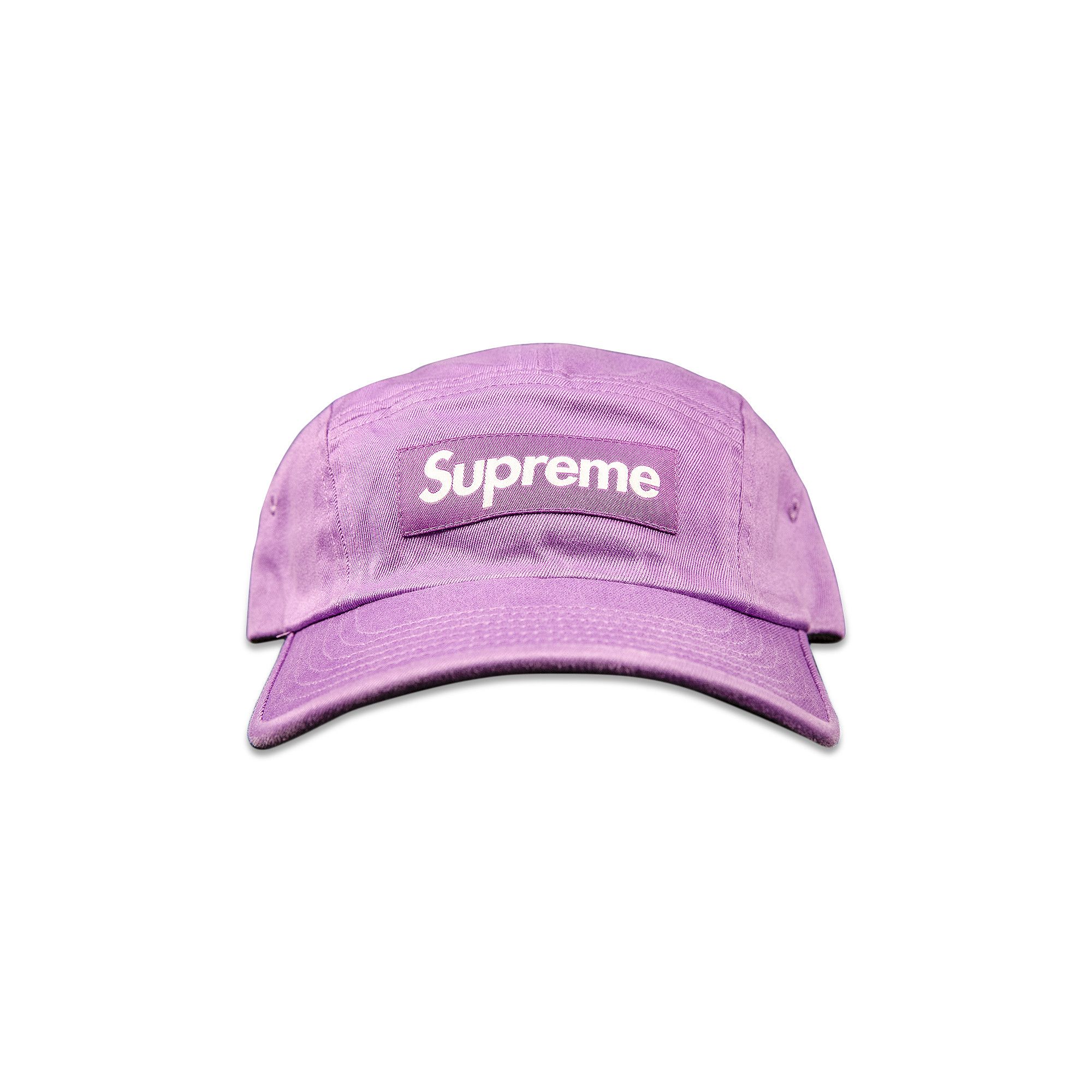 Buy Supreme Washed Chino Twill Camp Cap 'Light Purple' - SS22H106