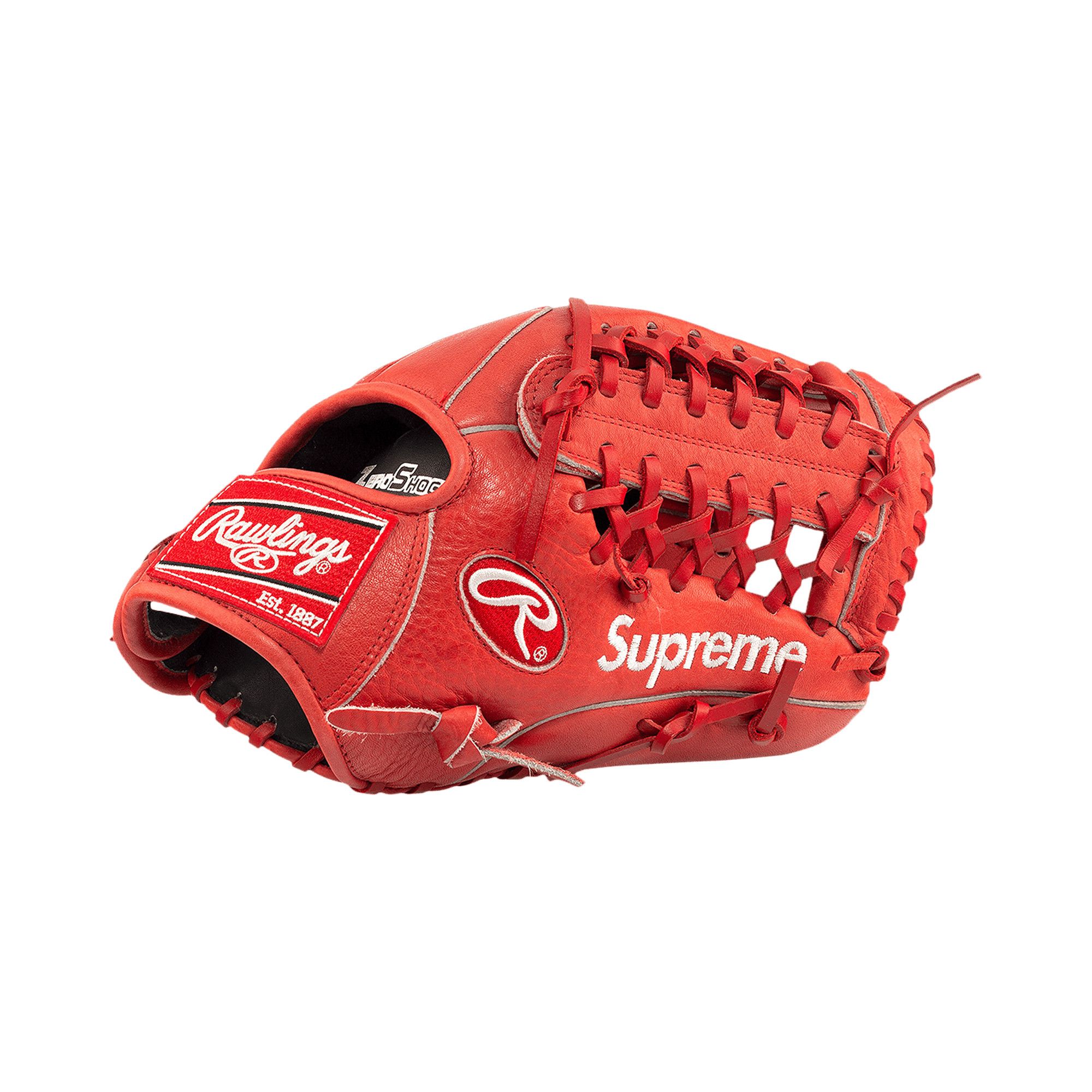 Buy Supreme x Rawlings Baseball Glove In Red - 0052 1SS120607RBG