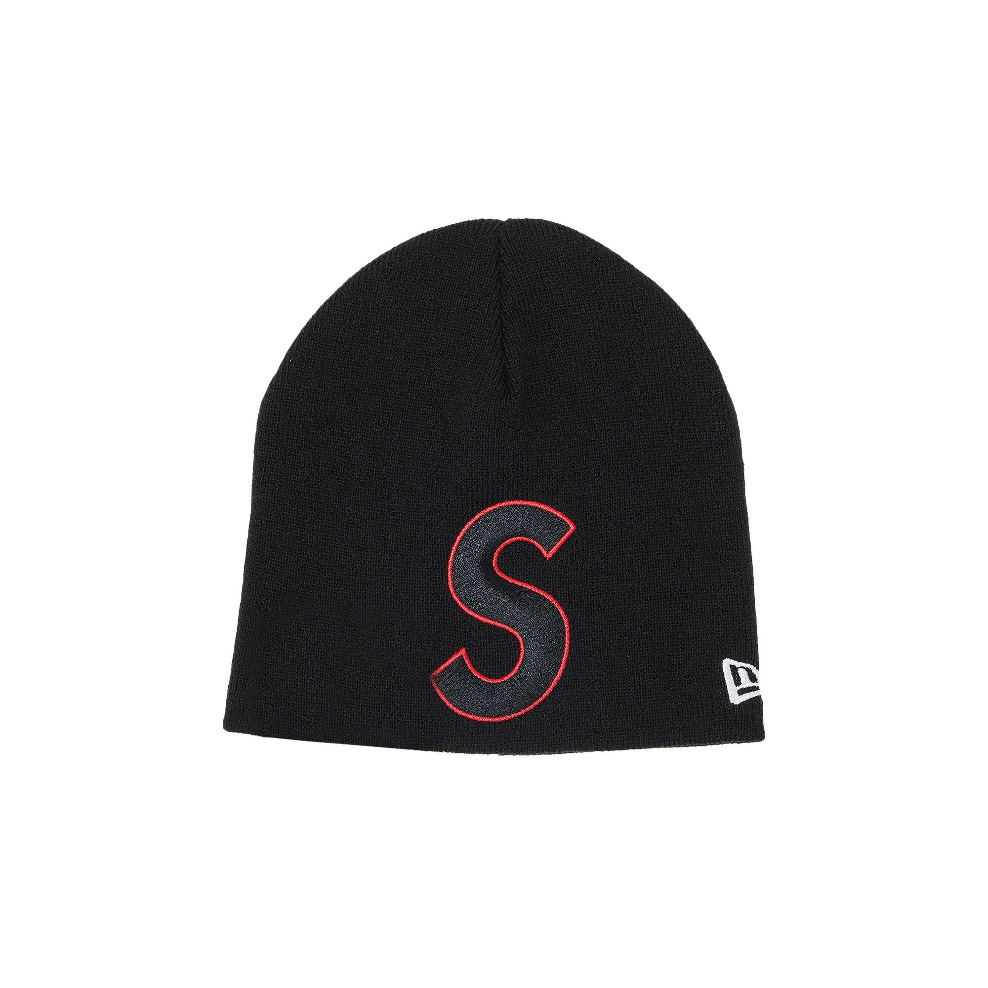 Buy Supreme x New Era S Logo Beanie 'Black' - SS23BN8 BLACK | GOAT
