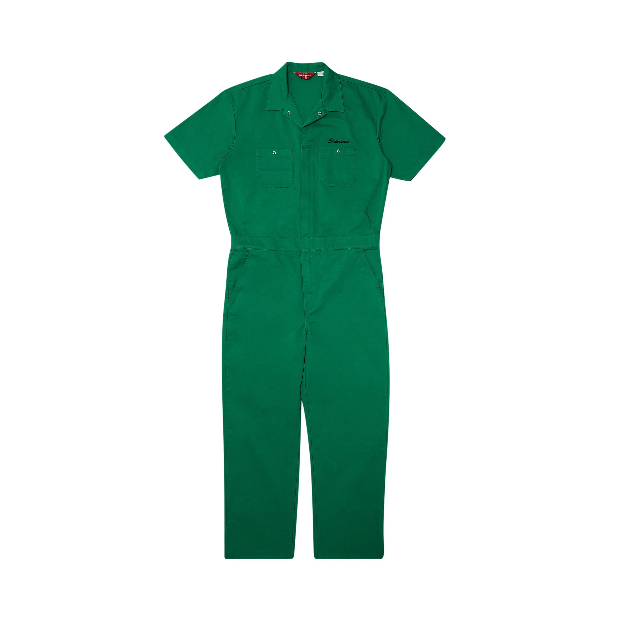Buy Supreme Short-Sleeve Coverall 'Green' - SS23P57 GREEN | GOAT