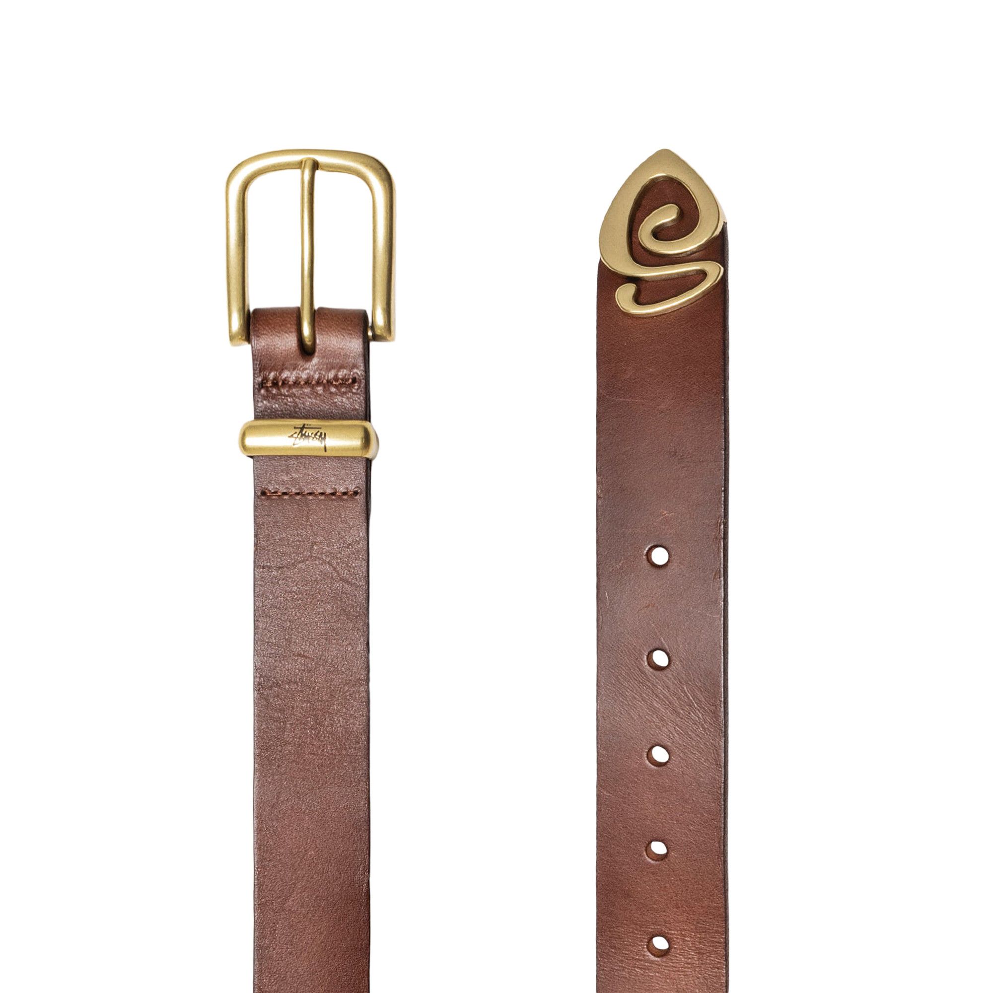 Buy Stussy Metal S Tip Belt 'Desert' - 135191 DESE | GOAT SA