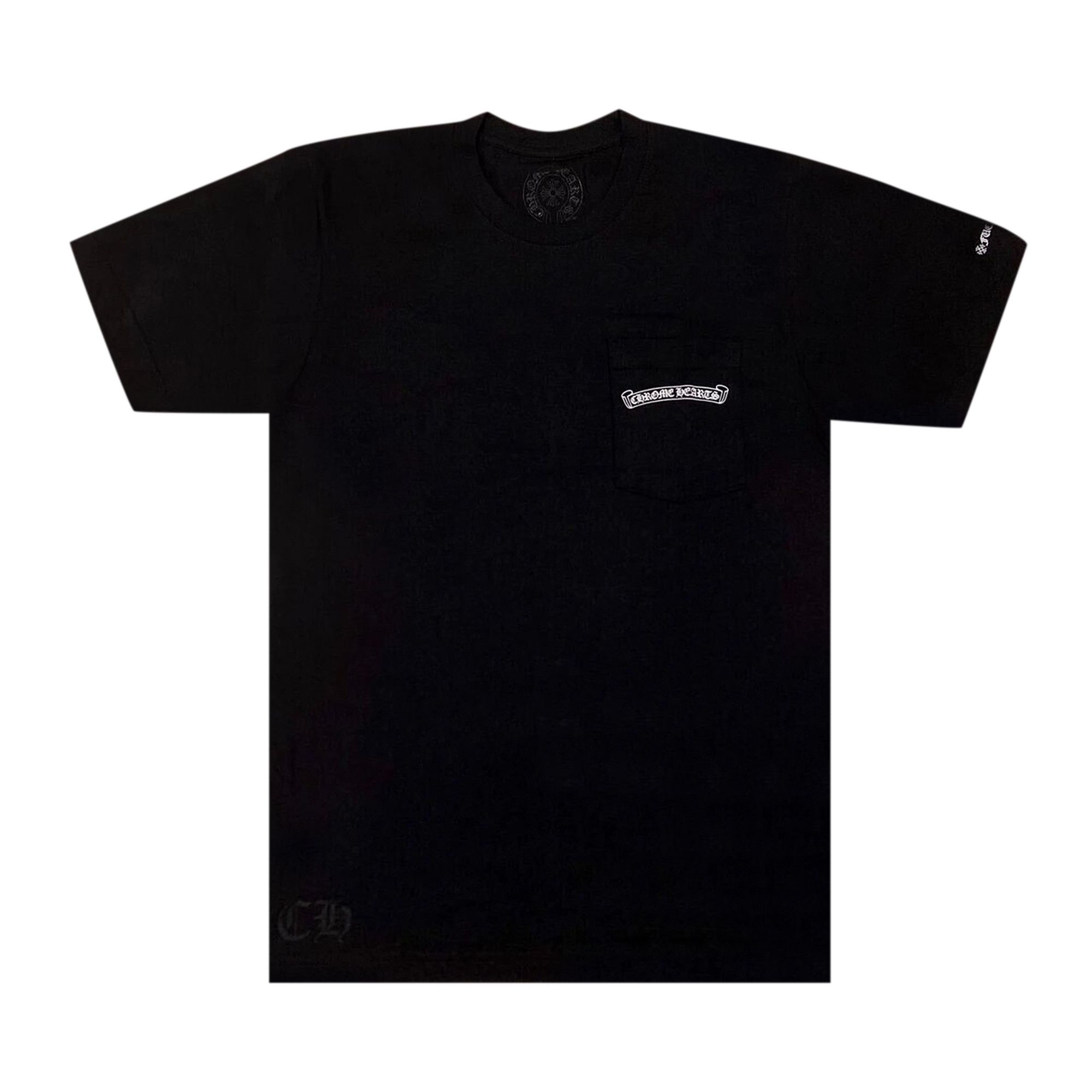 Buy Chrome Hearts Scroll Logo T-Shirt 'Black' - 1383 100000103SLTS