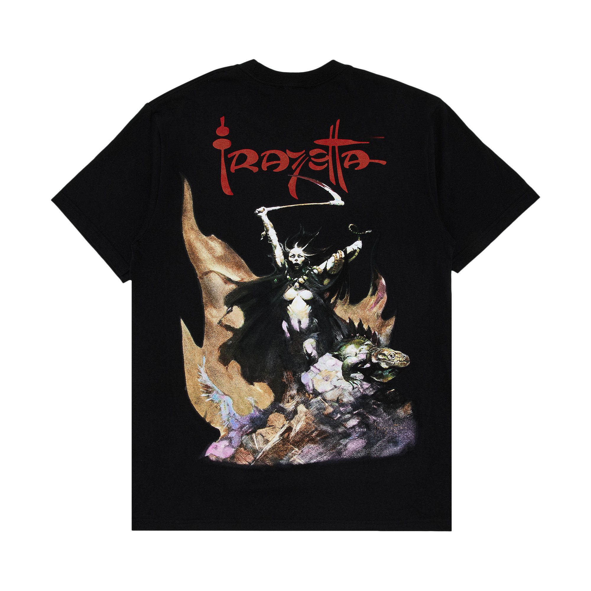 Buy Supreme x Frank Frazetta Woman With Scythe Tee 'Black