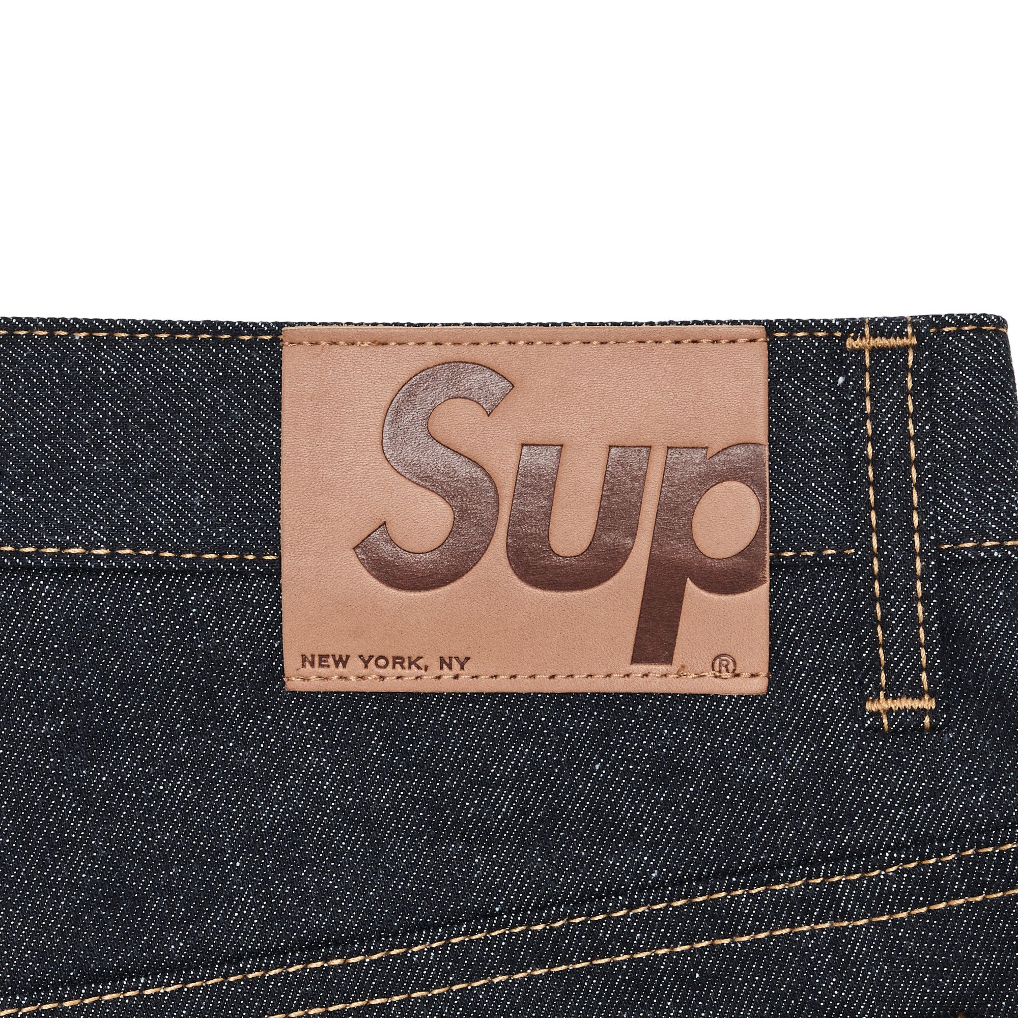 Buy Supreme S Logo Rigid Baggy Jean 'Rigid Indigo' - SS25P44 RIGID