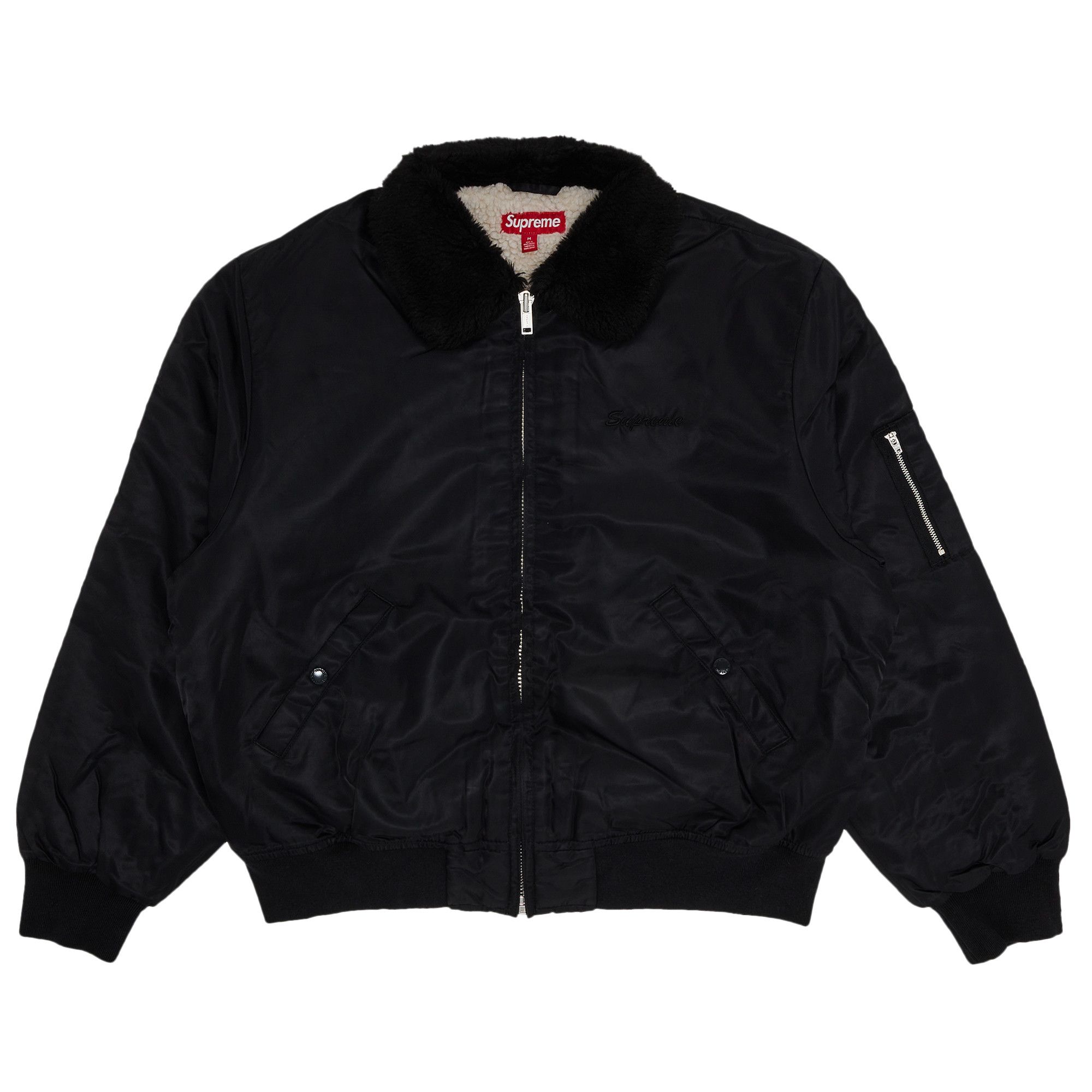 Buy Supreme Aoi Nylon Bomber Jacket 'Black' - SS25J84 BLACK | GOAT