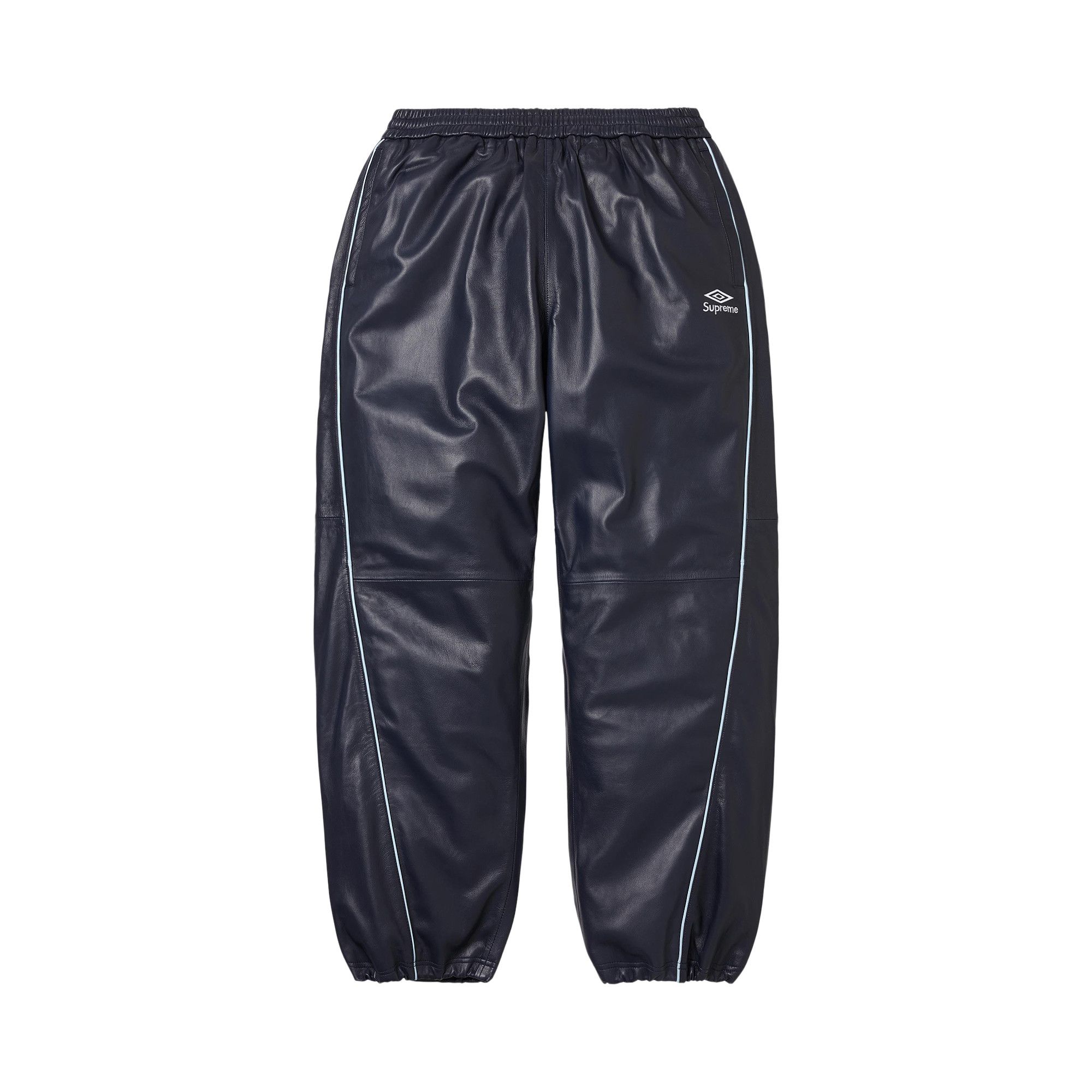 Buy Supreme x Umbro Leather Track Pant 'Navy' - FW25P34 NAVY | GOAT