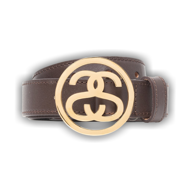 Buy Stussy SS-Link Buckle Belt 'Brown' - 135187 BROW | GOAT