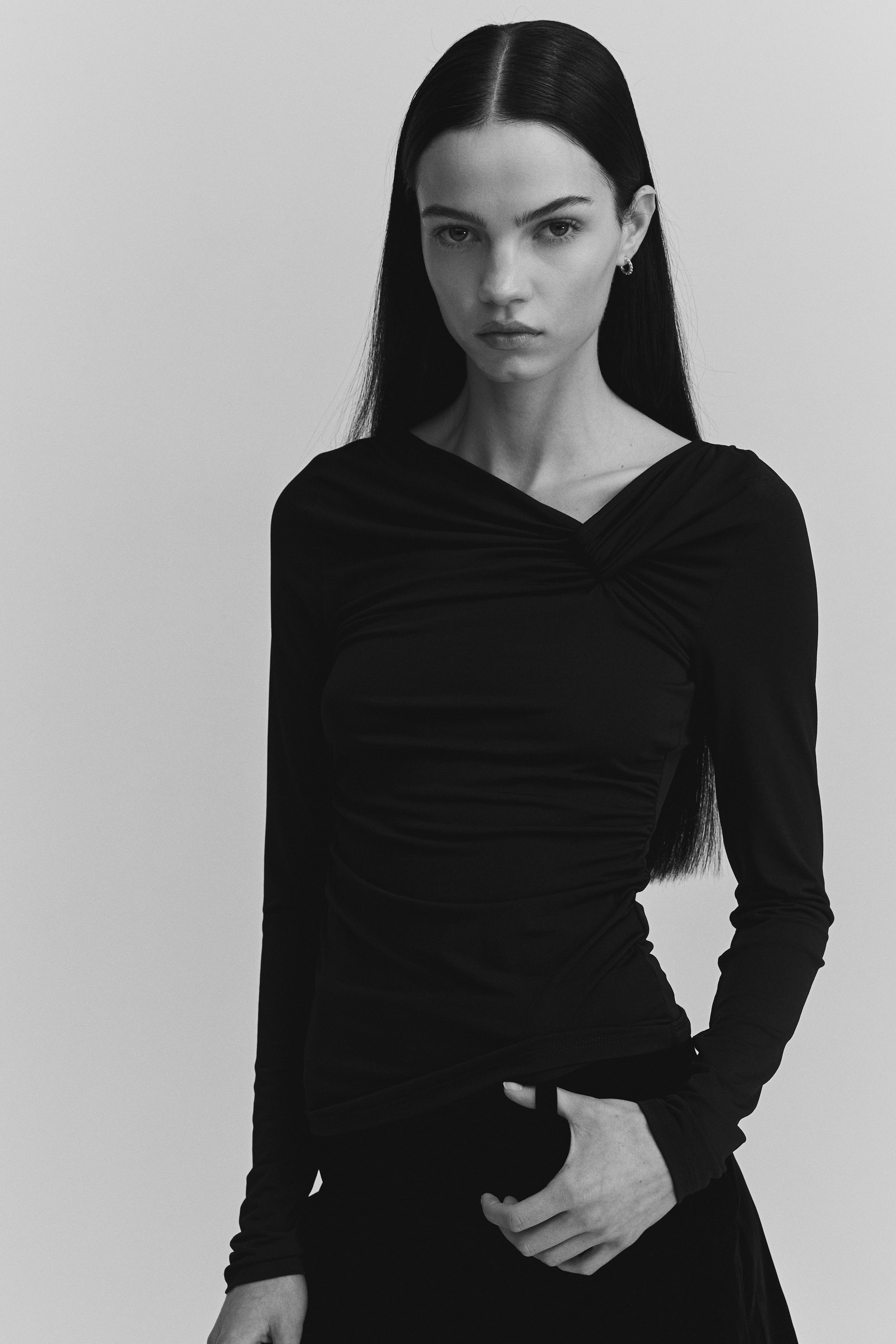 ツイストディテールトップス - ブラック - レディース | H&M JP