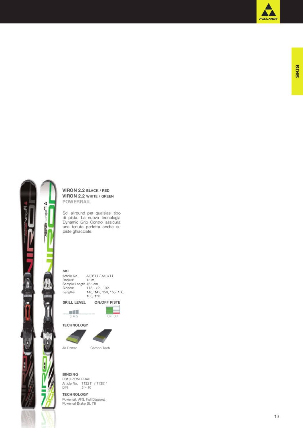 FISCHER Viron 2.2 スキー 165cm Ski | Fischer Viron 2.2 | Ski equipment