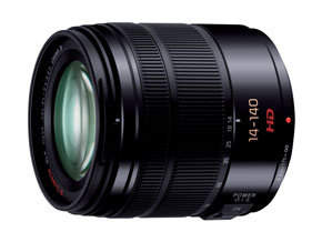 パナソニック、小さく軽い10倍ズームレンズ 「LUMIX G VARIO 14-140mm
