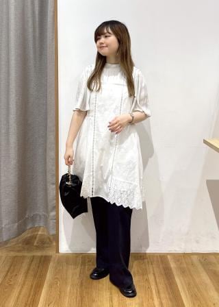 VIS(ビス) / 【2WAY】割繊ハーフスリーブブラウス【洗える】 (トップス