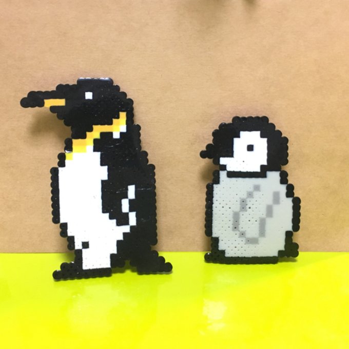 セット】ペンギン親子のブローチ - やや盛り | minne byGMOペパボ 国内