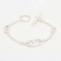 エルメス シェーヌダンクル ファランドール ブレスレット LG 925 26.1g