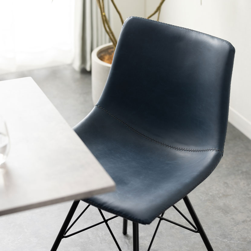 送料無料】 ダイニングチェア 回転式 レザー調 肘なし 回転チェア 食卓