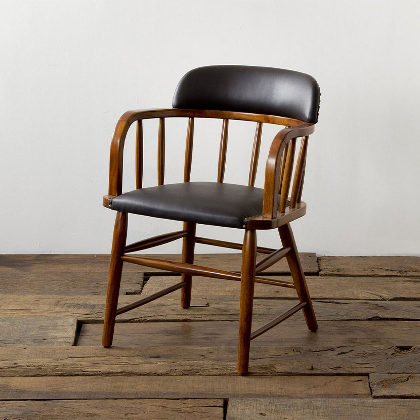 送料無料】 ACME Furniture オーク アームチェア ダイニングチェア 幅