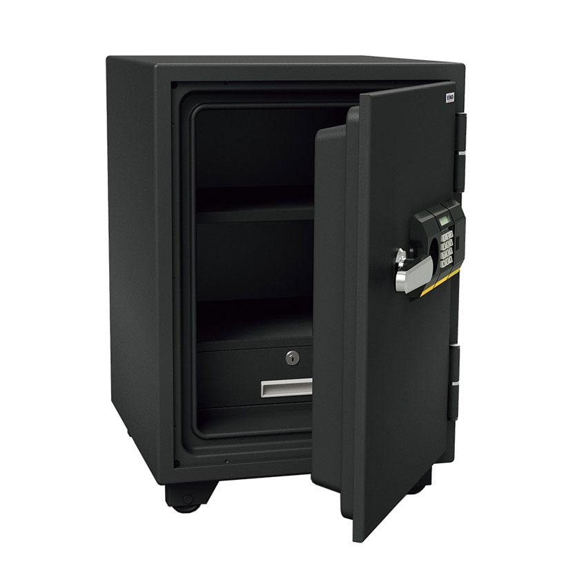 送料無料】 【エーコー】家庭用 耐火金庫 テンキー式 プッシュ式 A4