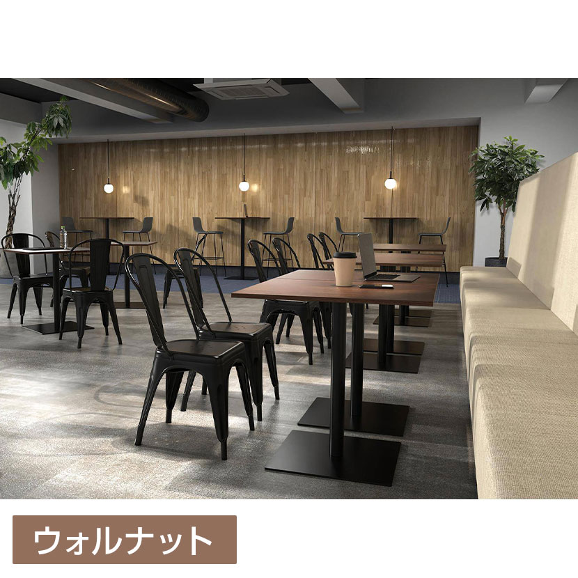 送料無料】 リスタ カフェテーブル 幅750×奥行600×高さ720mm 木製