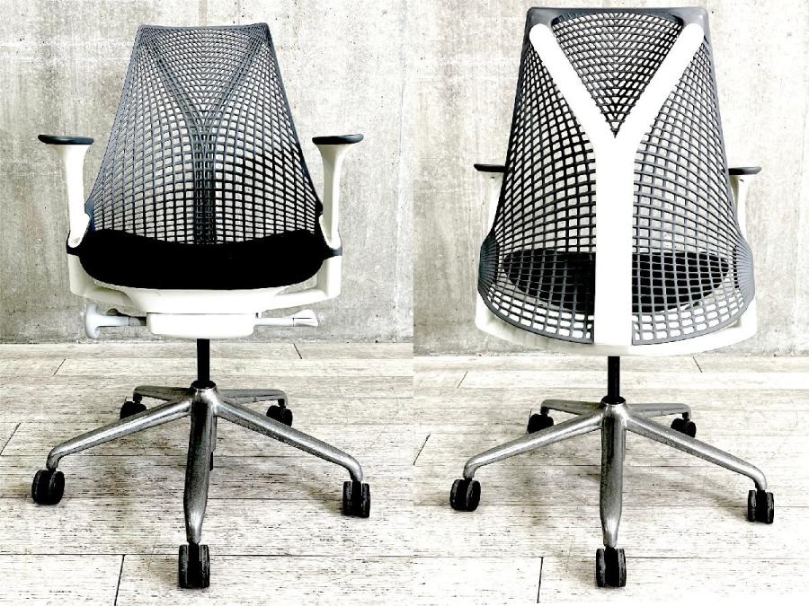 中古】セイルチェア Herman Miller/ハーマンミラー 肘付ハイバック