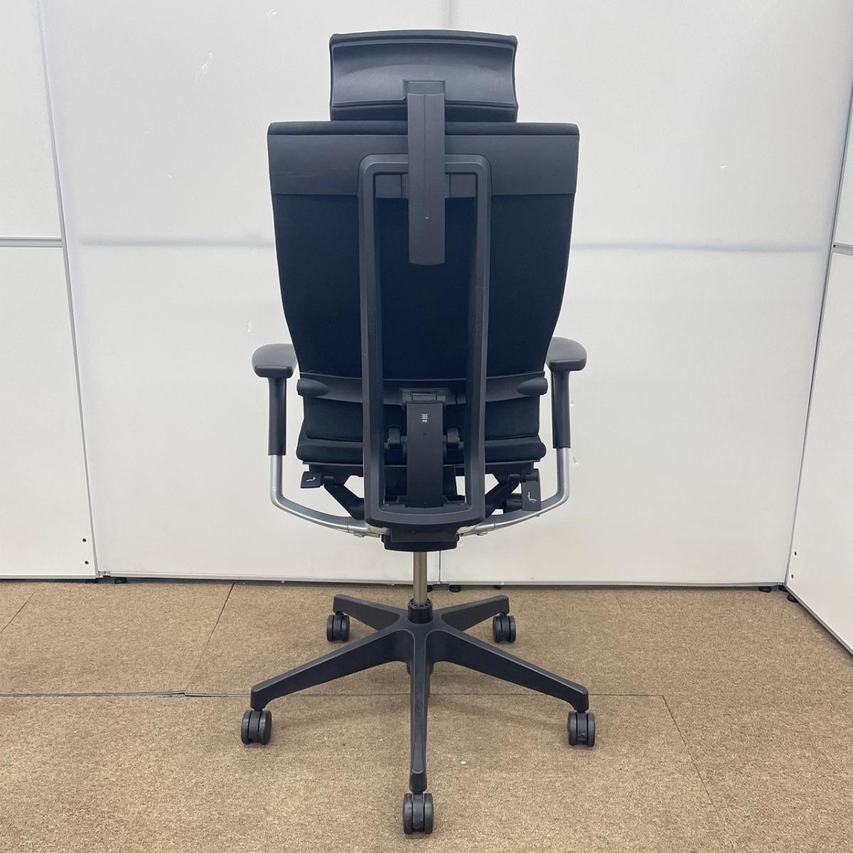 中古】スピーナチェア KE-717GP-T1T1 イトーキ/ITOKI 肘付ハイバック
