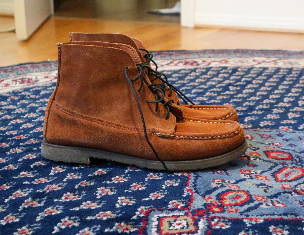 Review: Russell Moccasin Joe's PH in Rust Roughout | Patina Project