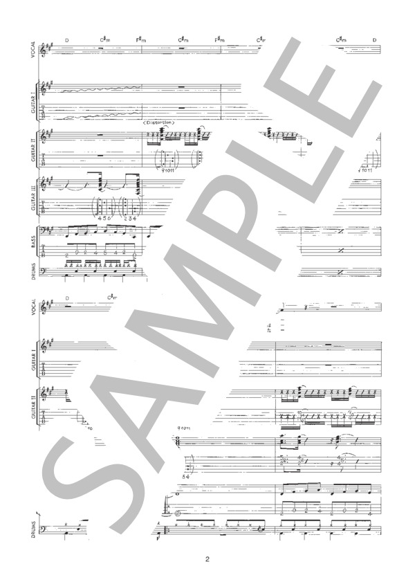 楽譜】TIME IS DEAD / LUNA SEA (バンドスコア / 中級) - Piascore