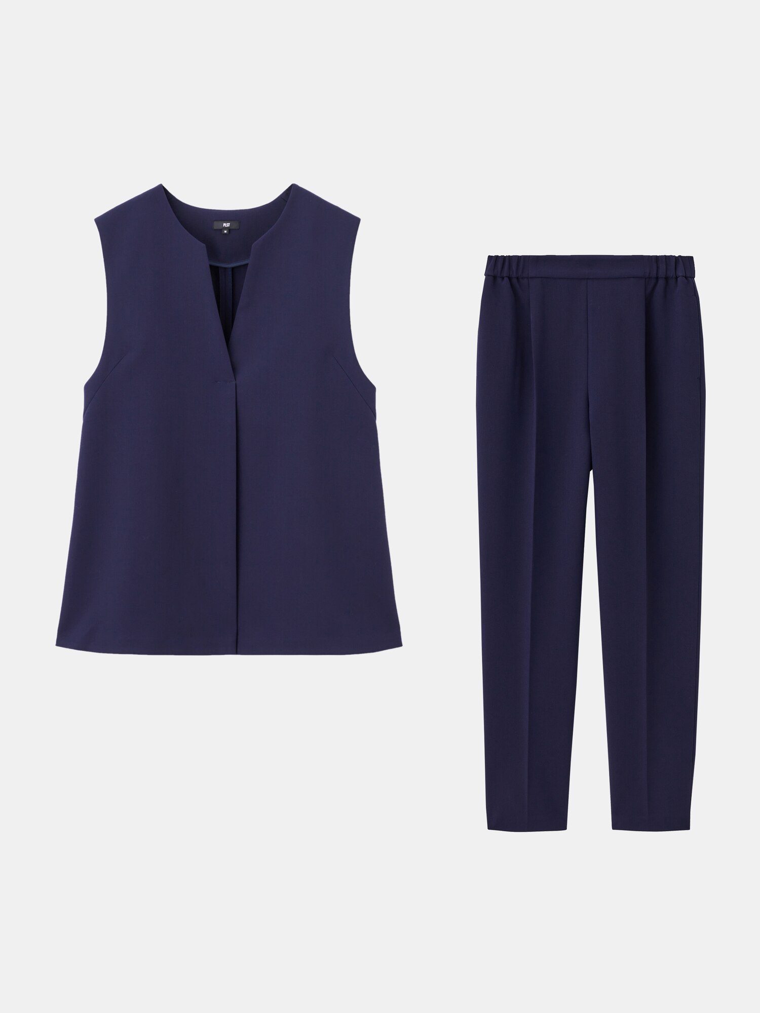 PLST(プラステ)公式 | フロントタックベストパンツセットアップ