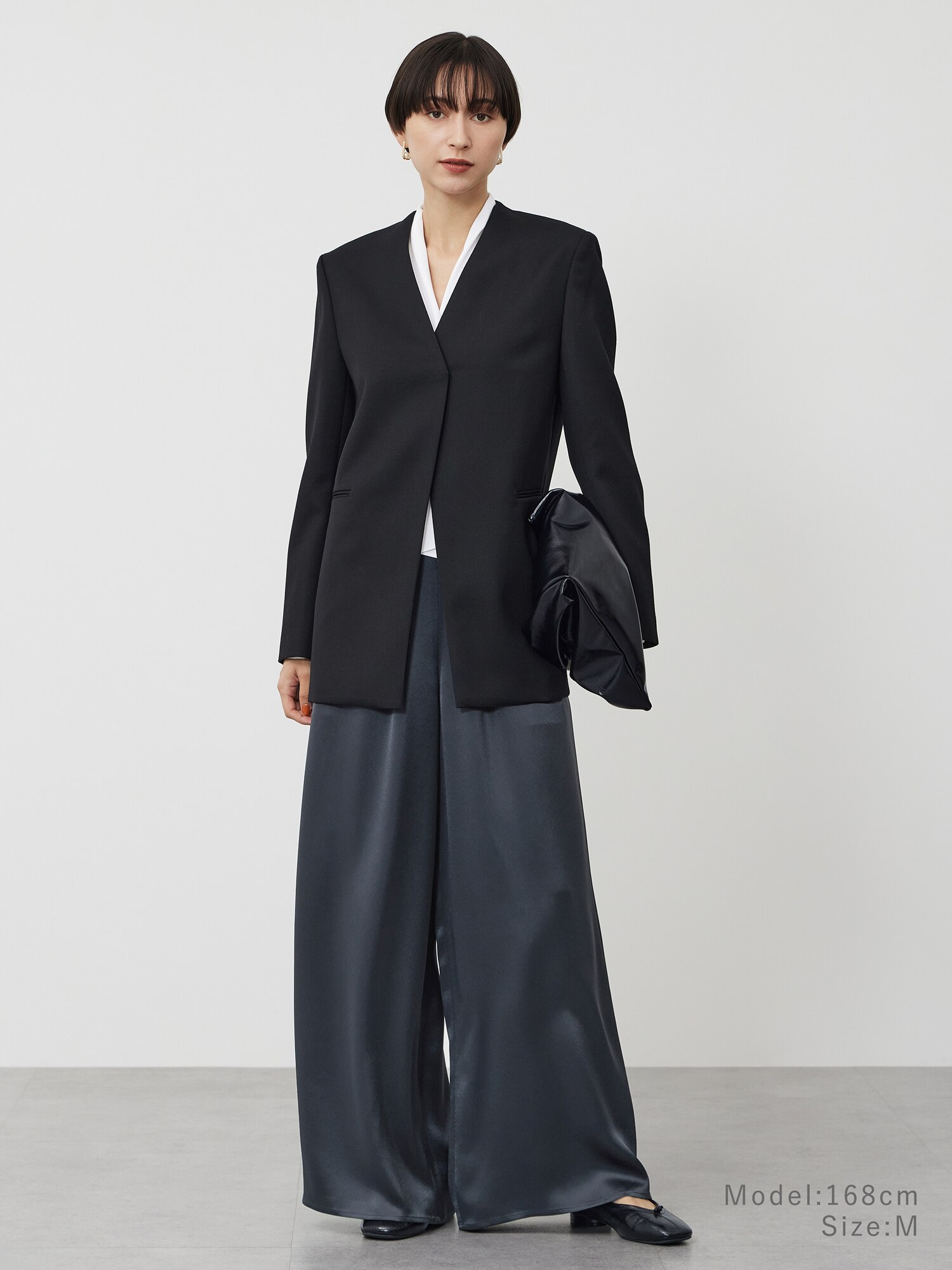 PLST(プラステ)公式 | トリアセサテンフルレングスイージーパンツ