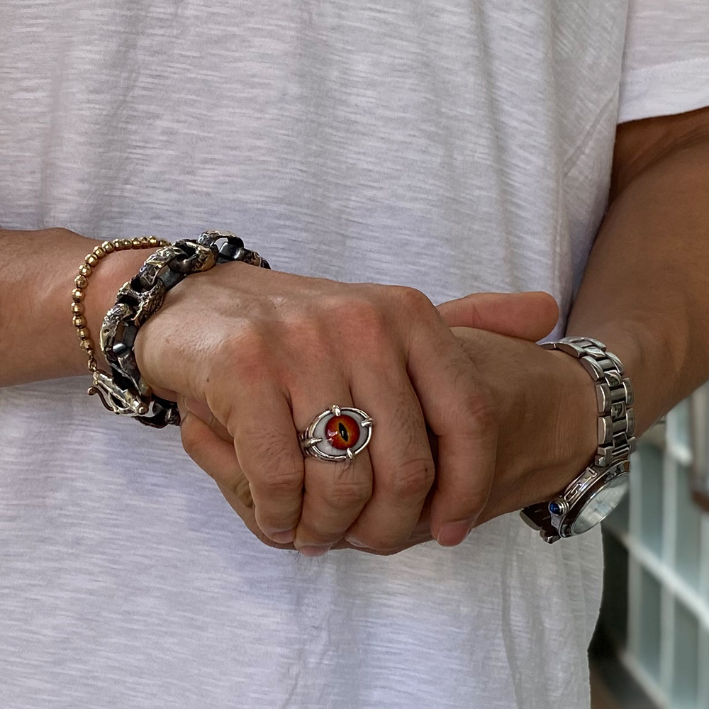 Crazy Pig クレイジーピッグ 4 CLAWS EYE RING(4クローアイリング