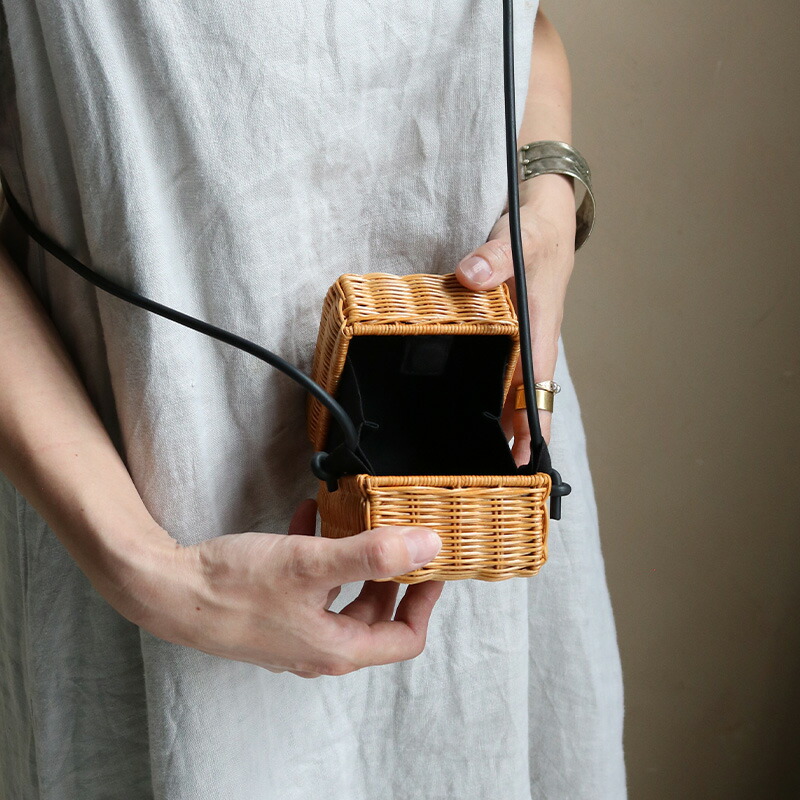 楽天市場】odds オッズ ミニボックスバッグ かごバッグ | MINI BOX BAG