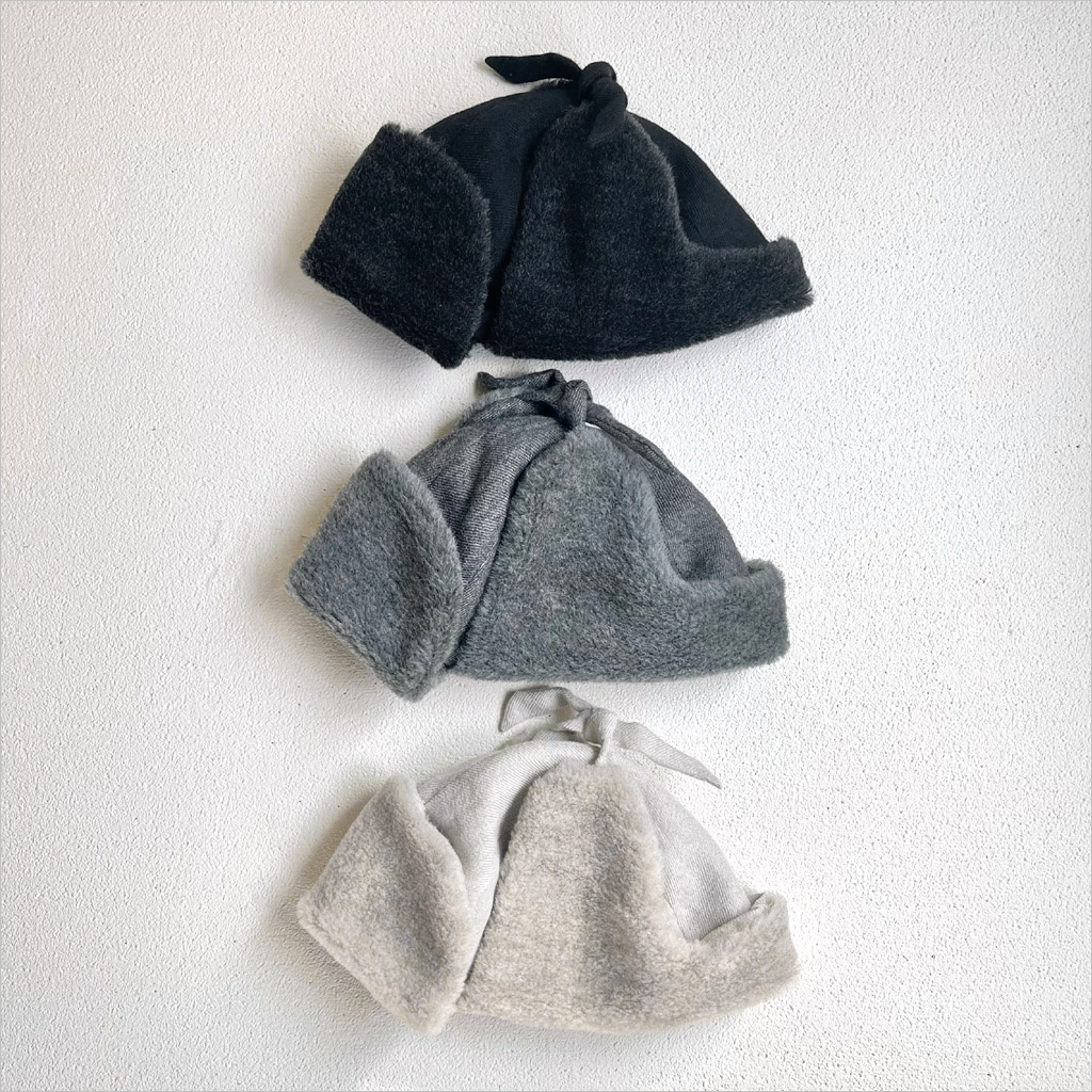 chisaki [チサキ] 「Momo」ウールリネン パイロットキャップ - online