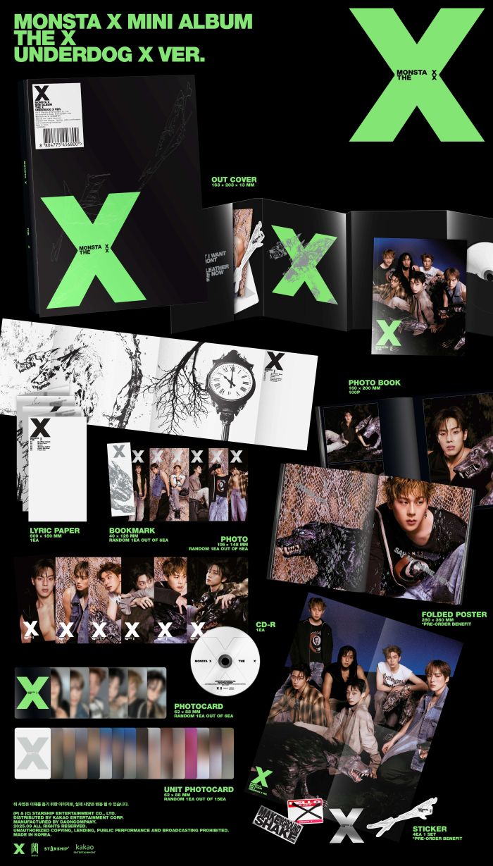 楽天市場】MONSTA X ミニ13集 アルバム THE X 韓国チャート反映