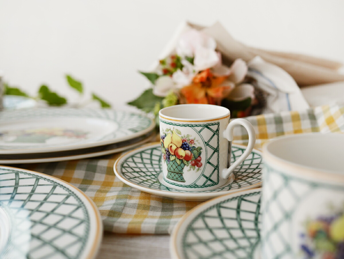 Villeroy&Boch 5枚セット フレンチガーデン ビレロイ&ボッホ ビレロイ&ボッホ - ビレロイボッホ フレンチガーデン カップ&ソーサー2