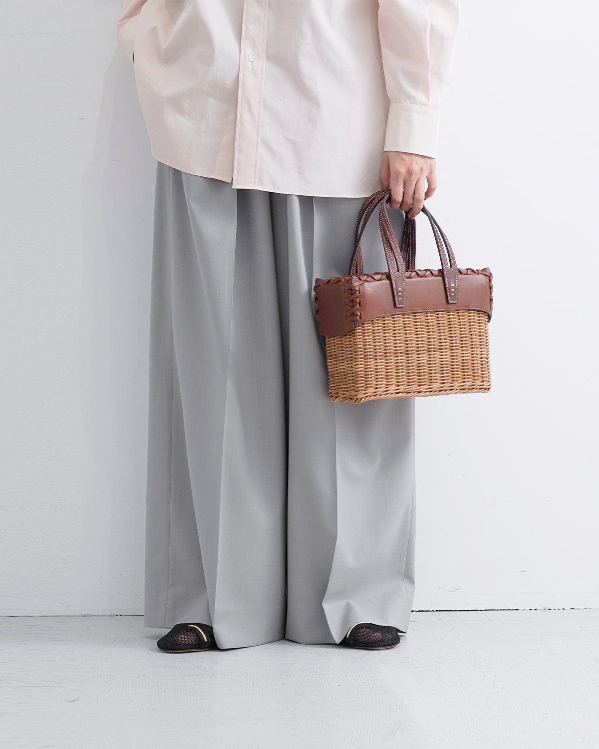 楽天市場】A VACATION ア ヴァケーション ラタン ハンド バッグ S