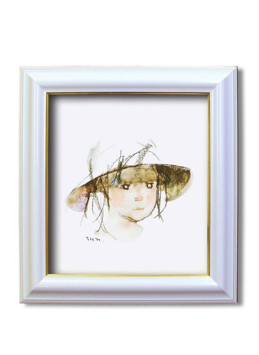 楽天市場】【スーパーSALE10％OFF】色紙額 いわさきちひろ絵画額