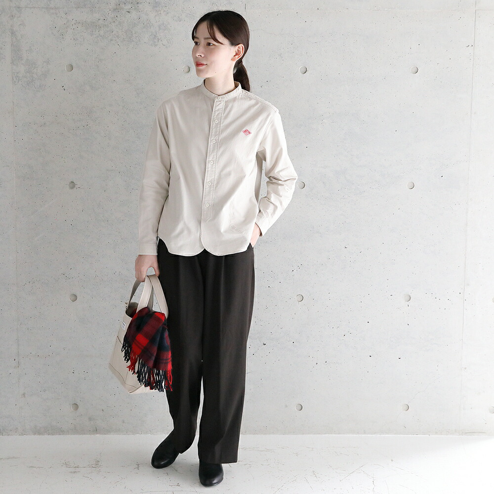 楽天市場】【2026春夏】ダントン DANTON 長袖バンドカラー ポケット