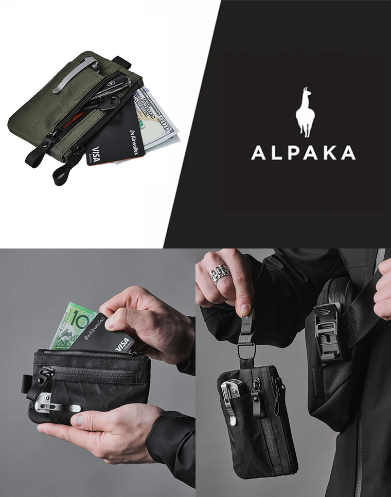 ZIP CARDHOLDER X-PAC | ACCESSORIES | 【公式】ALPAKA (アルパカ)