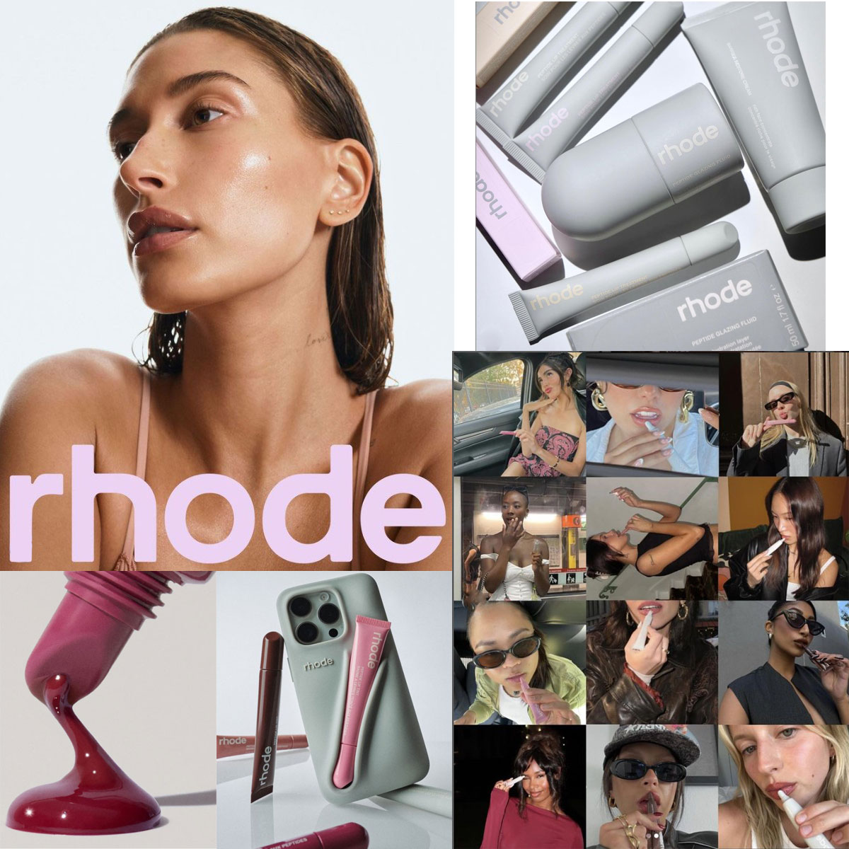 【＆S】rhode unscentedケースvanillaリップ付き lip case | rhode skin