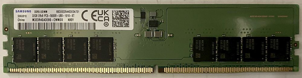 モジュール規格:PC5-44800(DDR5-5600) サムスン(SAMSUNG)のメモリー
