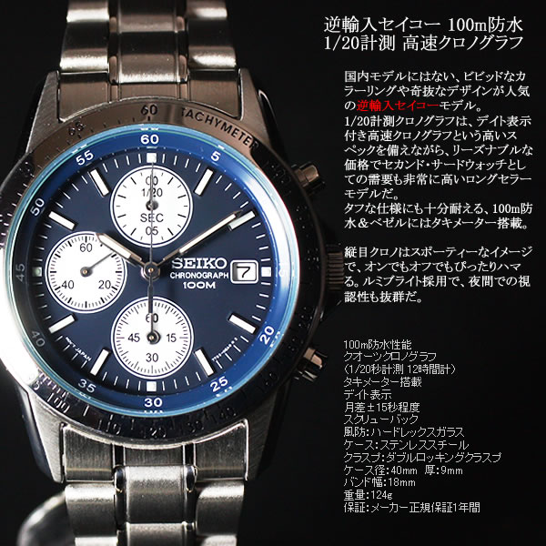 セイコー逆輸入 SEIKO 腕時計 クロノグラフ SND365 – neel selectshop