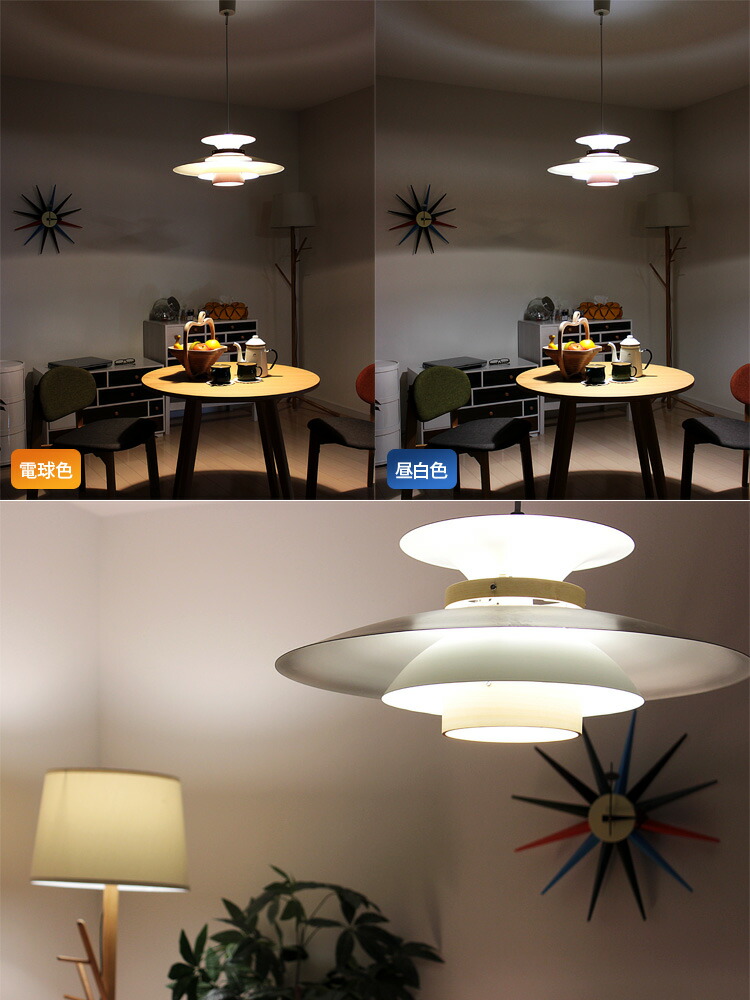 楽天市場】選べる3カラー LED電球対応 ペンダントライト 1灯