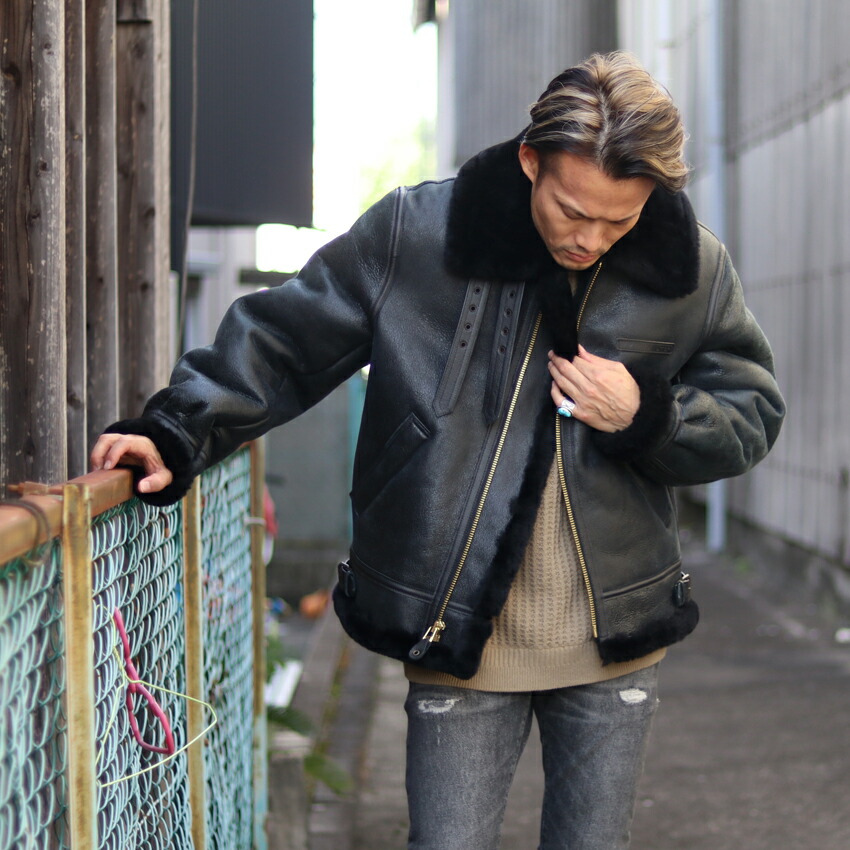 楽天市場】AVIREX アビレックス B-3フライトジャケット 2105 ブラック