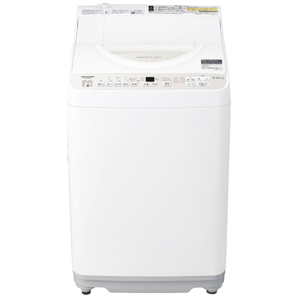 楽天ビック｜SHARP｜シャープ 縦型洗濯乾燥機 ES-T6JBK [洗濯6.5kg