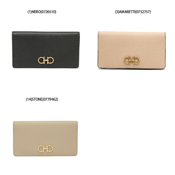 楽天市場】FERRAGAMO フェラガモ 長財布 ガンチーニ GANCINI 22D779