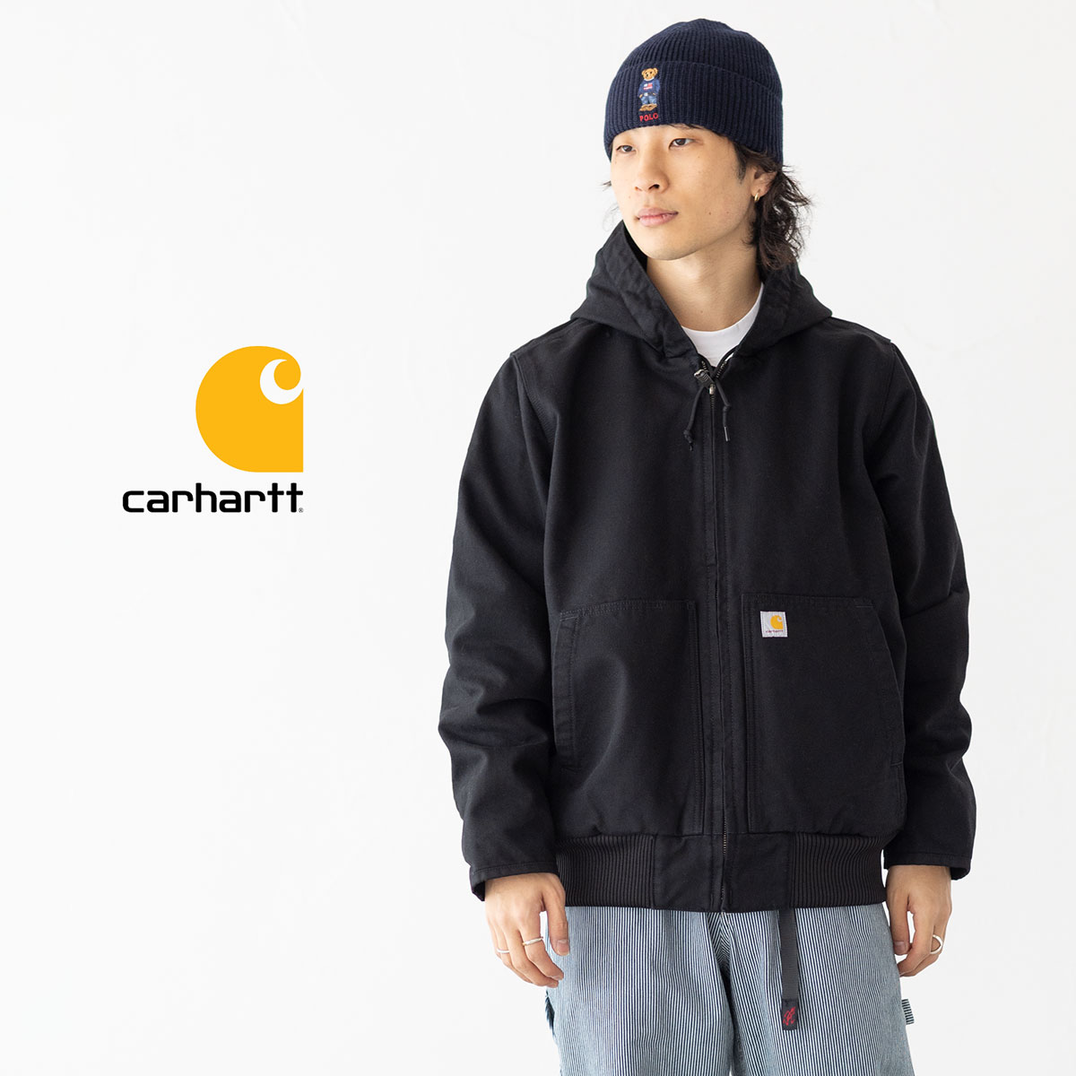 米国企画 カーハート アクティブ ジャケット J130-W 104053 ルーズ
