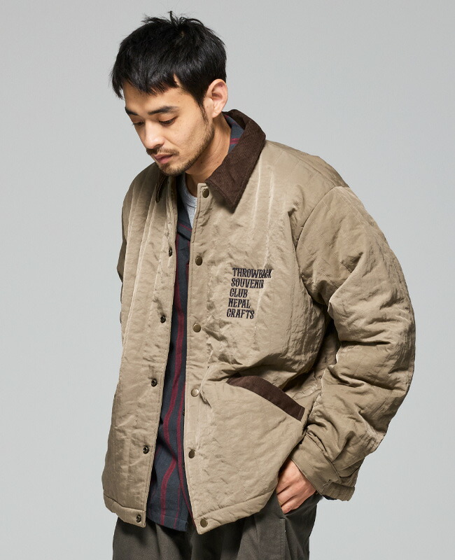 楽天市場】【ブランド直営】スーベニア 刺繍 キルト コーチ ジャケット