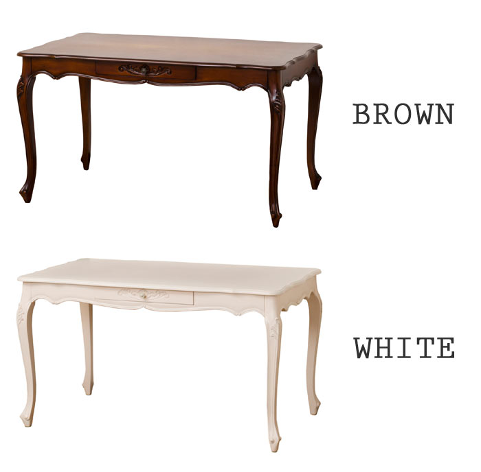 楽天市場】《クロシオ》コモ ダイニングテーブル135×80 引出付 長方形